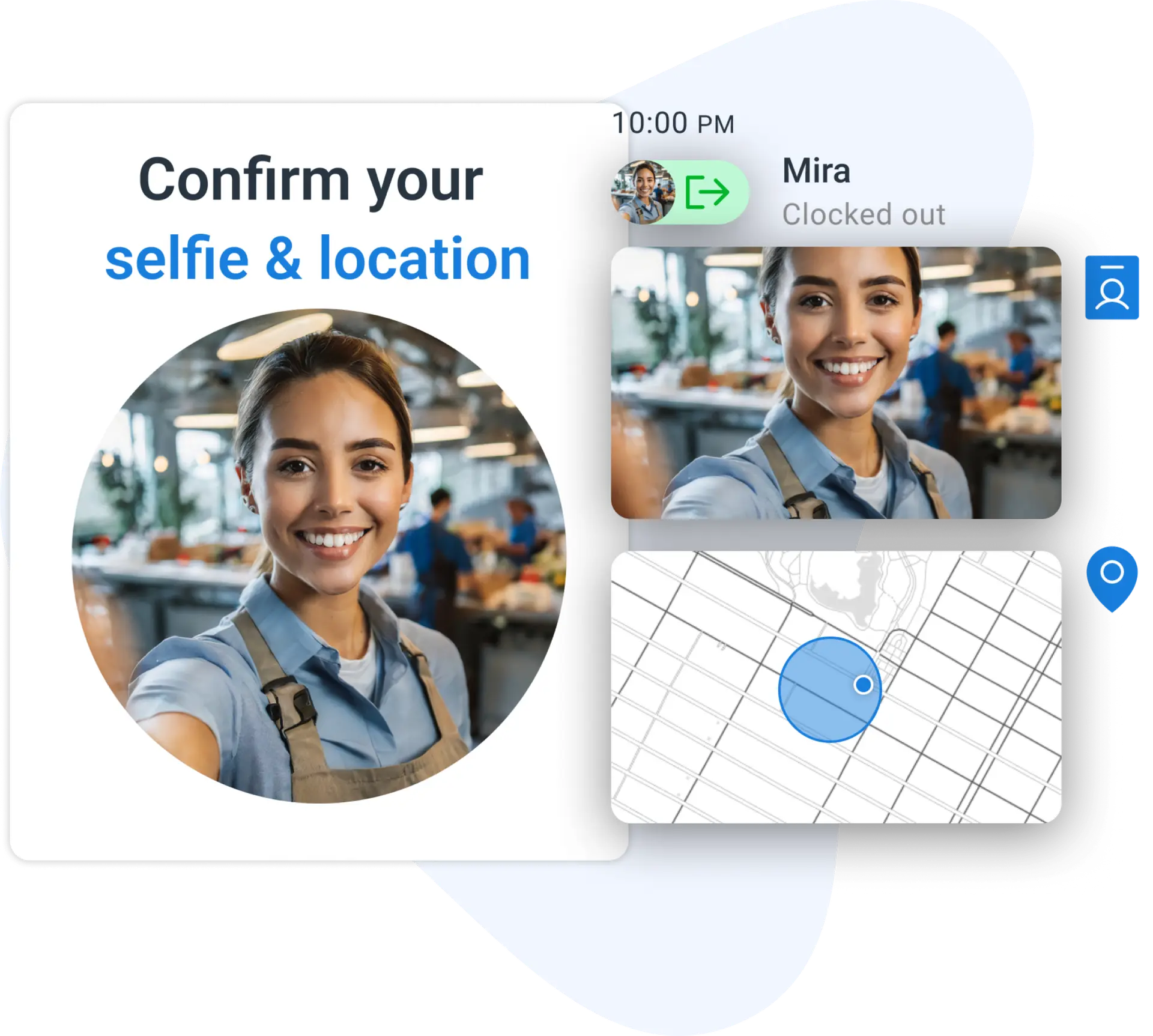 ShiftFlow GPS and selfie verification