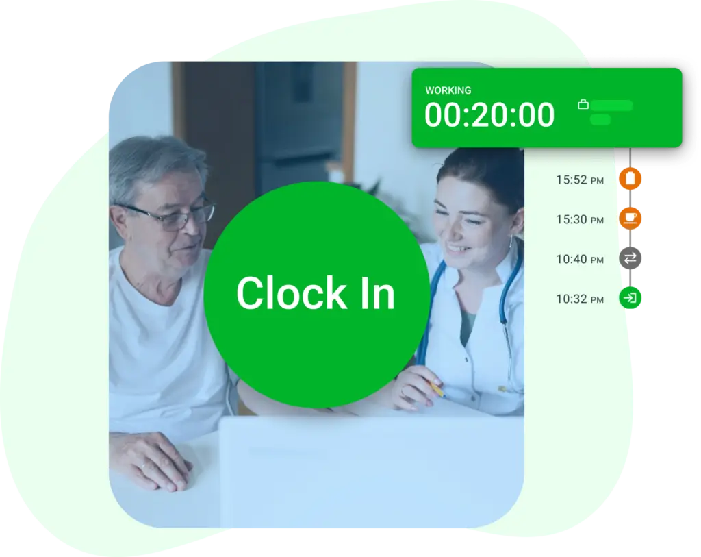 Time tracking workflows tailored for healthcare teams