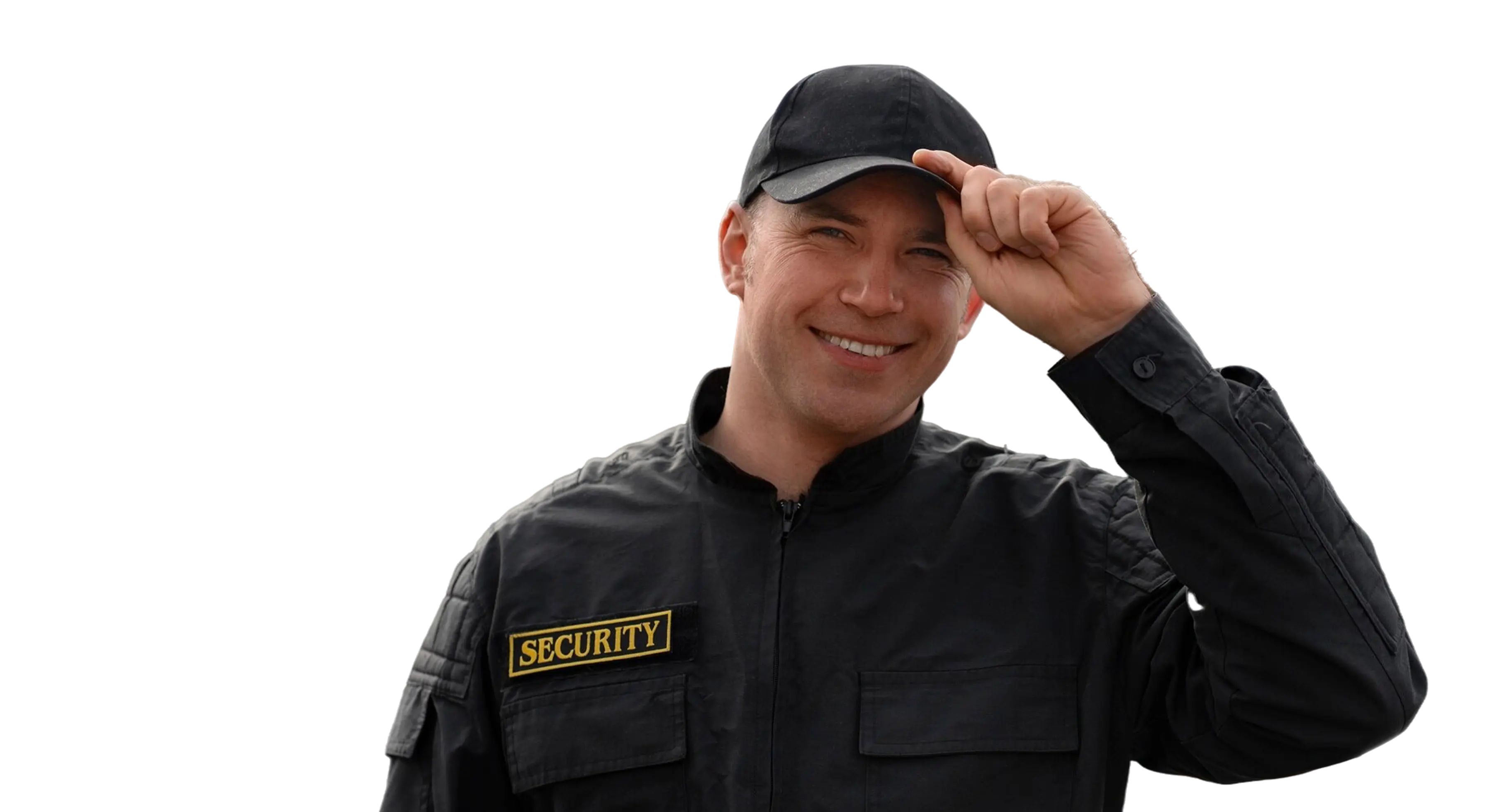 Security guard in uniform