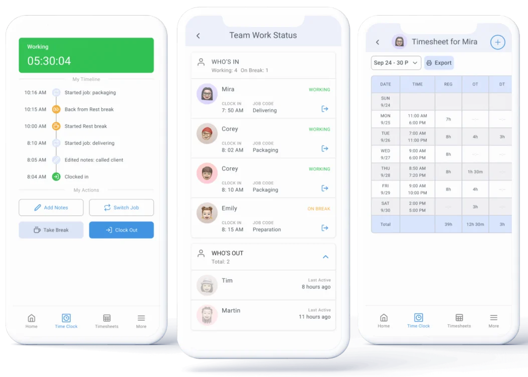 ShiftFlow product dashboard and mobile app overview