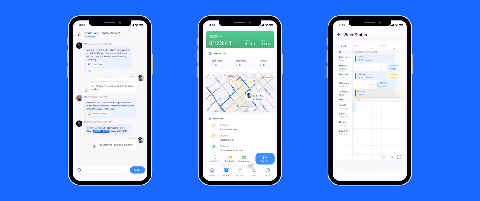 Integration Story: Modern chat inside ShiftFlow that crews actually use