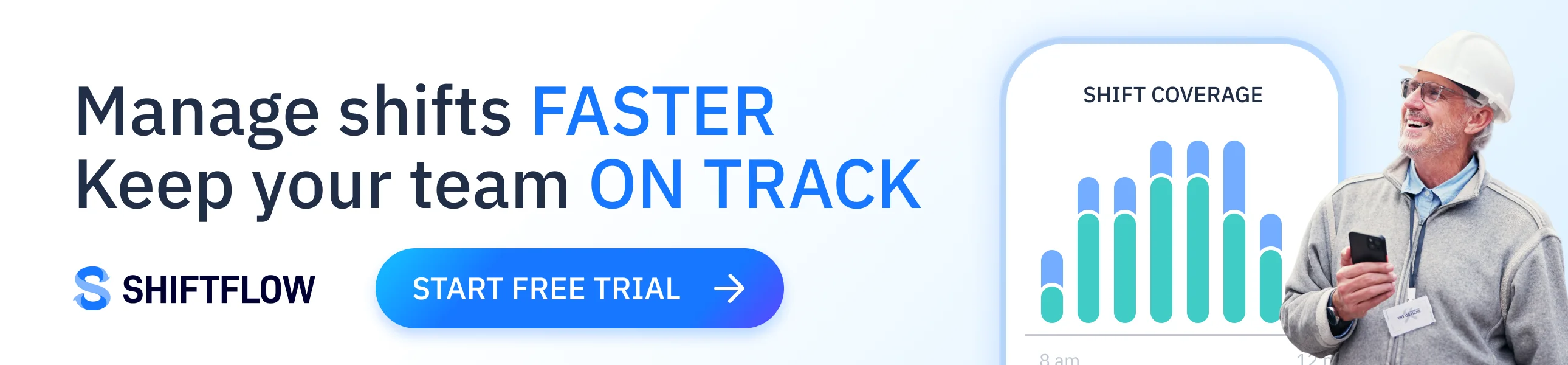 Sign up for ShiftFlow - Start your free trial