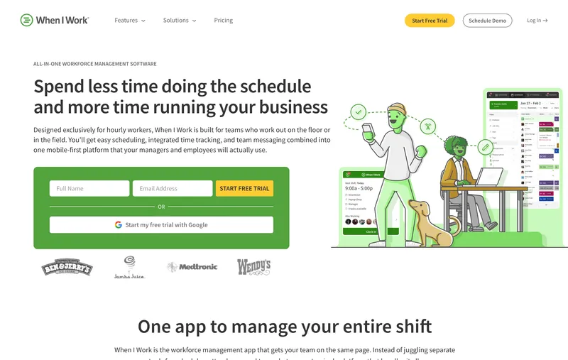 When I Work time tracking software for healthcare teams